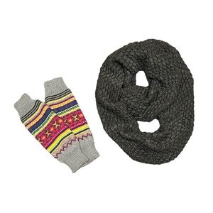 Scarf and arm warmers